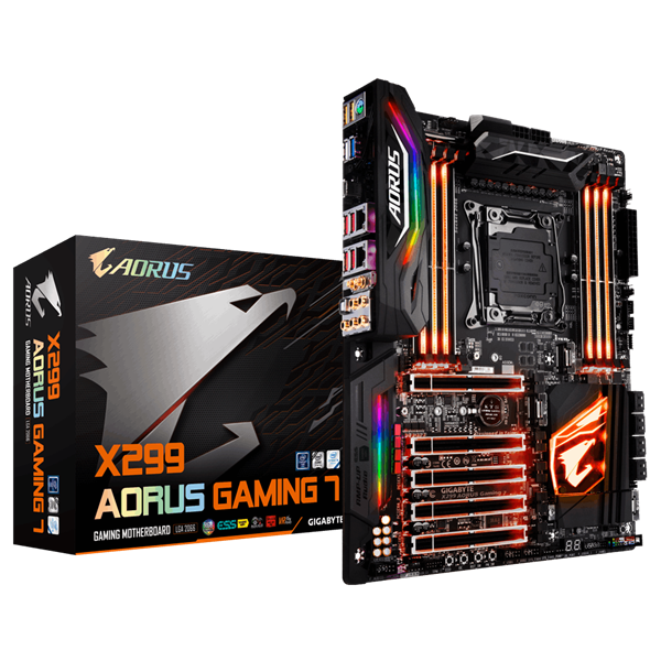 Mainboard GIGABYTE X299 AORUS Gaming 7 (rev. 1.0) SOCKET LA2066 _618S